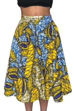 Colorful Black - Jupe Midi Wax - Soleil Sauvage