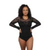 Body Shaper- Body Gainant Manches Longues Avec Dentelle (269)