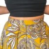 Colorful Black - Jupe Longue Wax - Safari Doré
