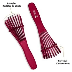 Colorful Black - Brosse Démêlante Flexible - Pink Princess (rose) 7 Colorful Black - Brosse Démêlante Flexible - Pink Princess (rose) -Shea Moisture Boutique 3 resultat 1