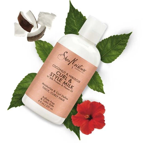 Shea Moisture - Coconut Hibiscus Curl & Style Milk (Lait Quotidien) 5 Shea Moisture - Coconut Hibiscus Curl & Style Milk (Lait Quotidien) – Image 3