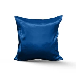 Colorful Black - Taie D'Oreiller En Satin - Carrée (65 X 65cm)