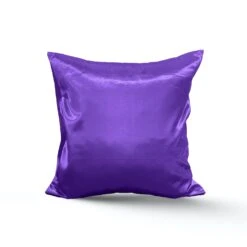 Colorful Black - Taie D'Oreiller En Satin - Carrée (65 X 65cm) -Shea Moisture Boutique TAIE MAUVE