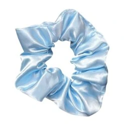 Colorful Black - Chouchou / Scrunchie En Satin - Taille Maxi (à L'unité) -Shea Moisture Boutique maxi chouchou bleu ciel