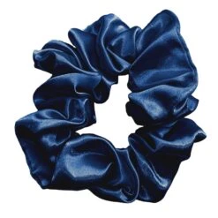 Colorful Black - Chouchou / Scrunchie En Satin - Taille Maxi (à L'unité) -Shea Moisture Boutique maxi chouchou bleu nuit