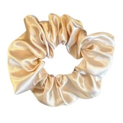 Colorful Black - Chouchou / Scrunchie En Satin - Taille Maxi (à L'unité) -Shea Moisture Boutique maxi chouchou champagne