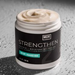 Miche Beauty • STRENGTHEN Protein + Moisture (masque Réparateur) -Shea Moisture Boutique miche beauty strengthen protein moisture deep conditioner 02