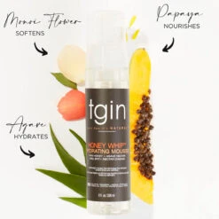 TGIN - Honey Whip Hydrating Mousse -Shea Moisture Boutique tgin honey whip hydrating mousse 4